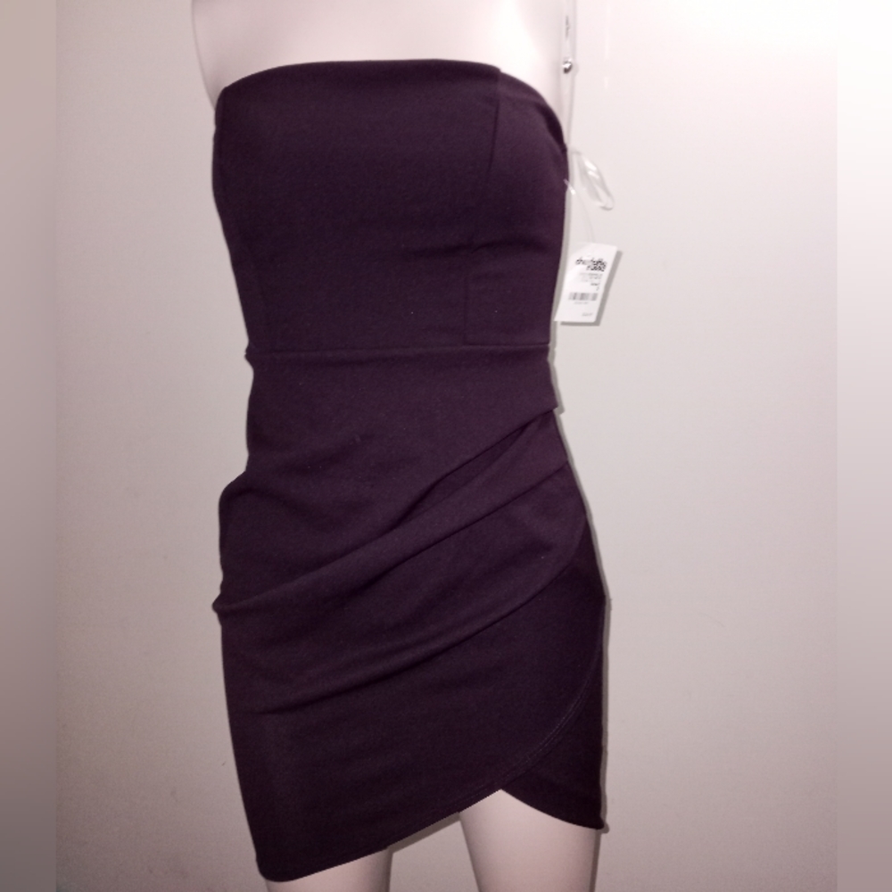 Charlotte russe purple strapless bodycon dress size small New with tags
